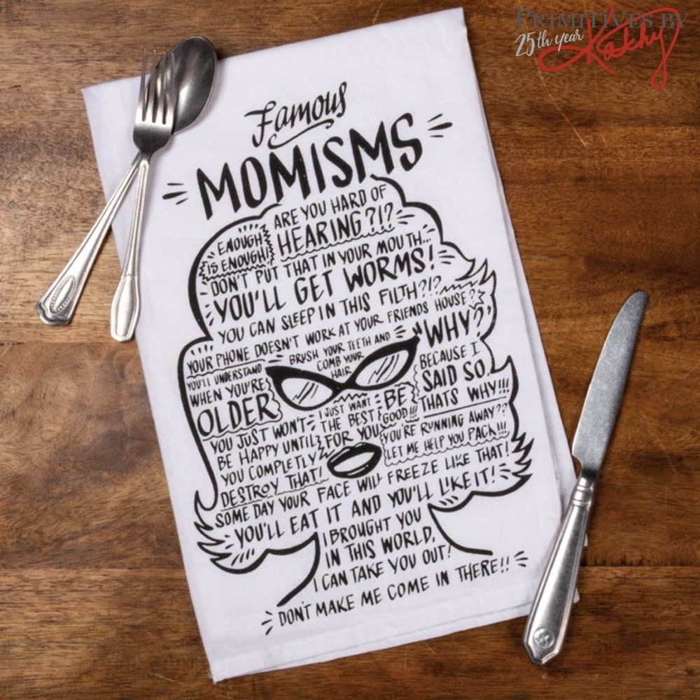 Primitives by Kathy Momisms Kitchen Towel